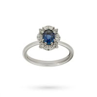 Anneau Buonocore Femme in Or blanc Zaffiro 1684A01MW